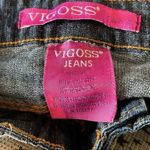 Vigoss Girls Straight Jeans size 14‎ - Picture 5 of 5